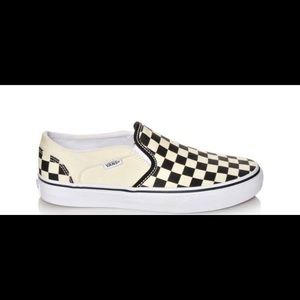 Checkered Vans NWT